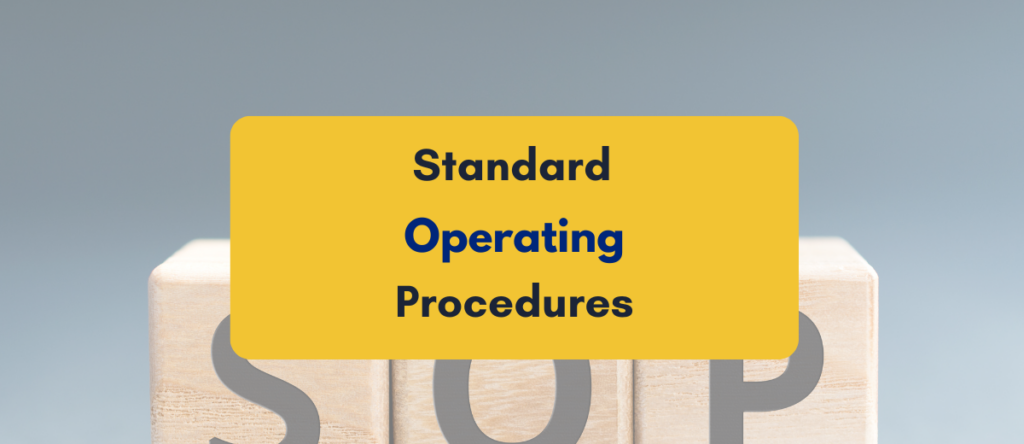 Standard Operating Procedure