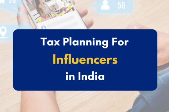 Tax planning for influencers in India - PKC