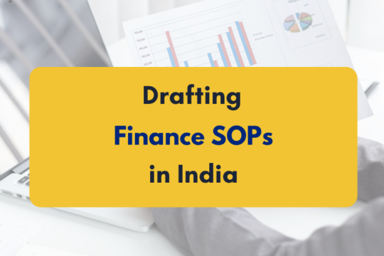 Drafting finance SOPs in India - PKC