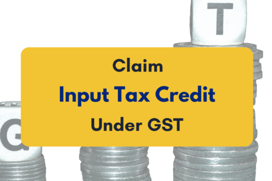 Claim Input Tax Credit Under GST - PKC