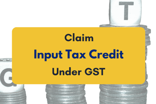Claim Input Tax Credit Under GST - PKC