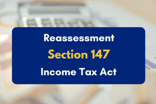 reassessment under section 147 - PKC