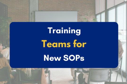 How to Train Teams on New SOPs- PKC