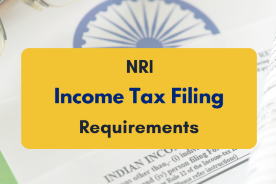 income tax filing requirements for NRIs in India- PKC