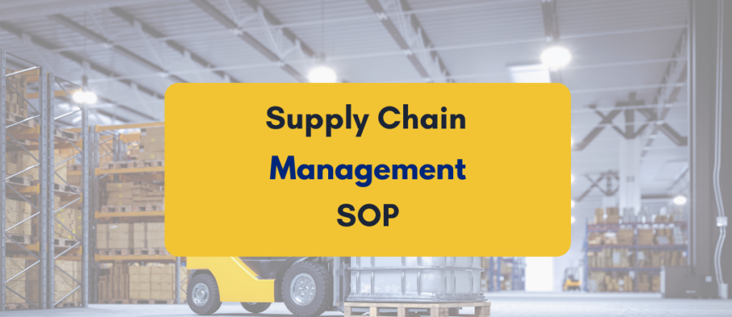 SOP for Supply Chain Management in India: PKC’s Complete Guide