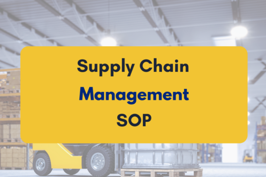 SCM SOP